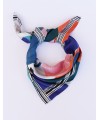 Tulum blue scarf 90