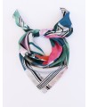 Tulum green Scarf 90