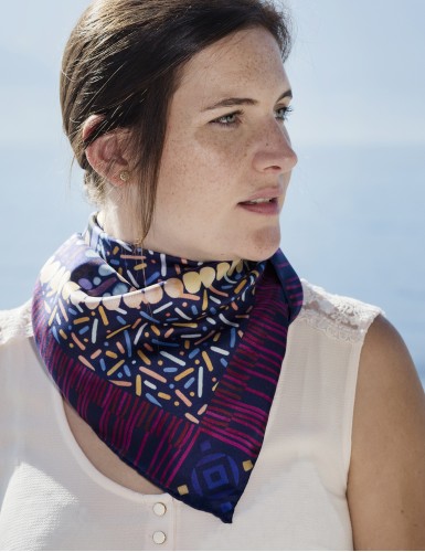 Kho Phangan night scarf 90 - neck