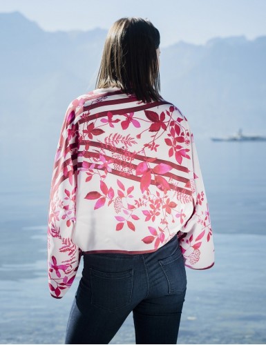 Foulard magique Bréhat rouge - worn back