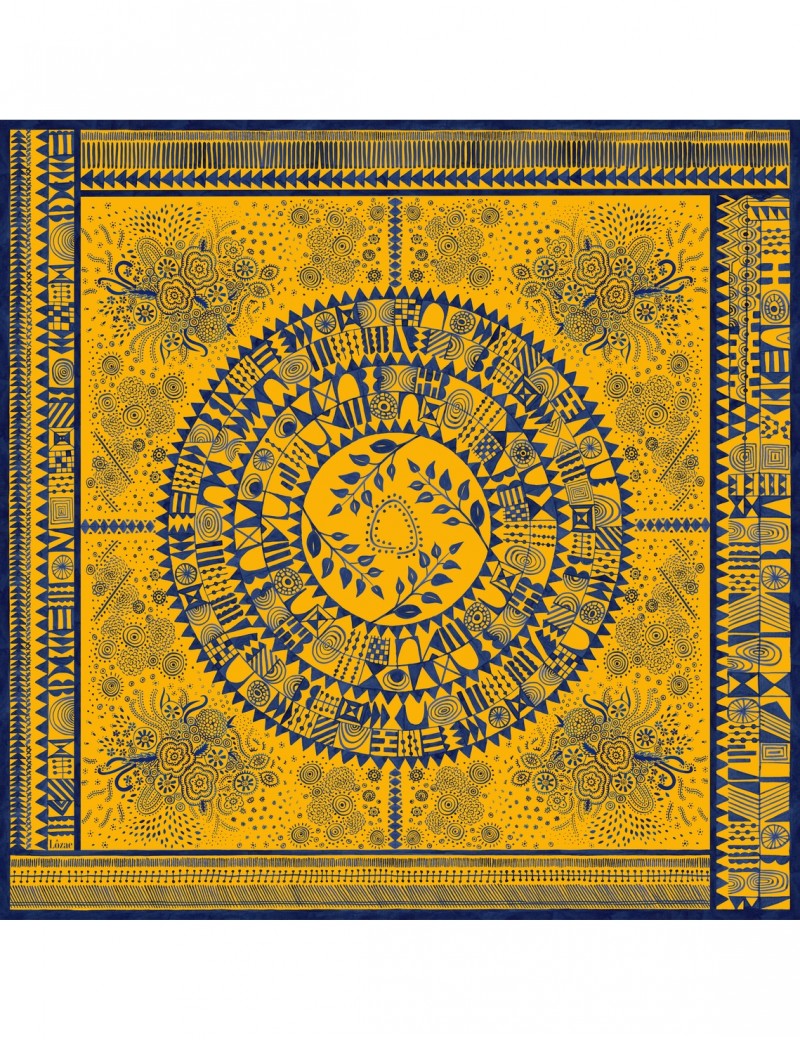 Dobreć yellow scarf 43 - front Dobreć yellow scarf 43 - front