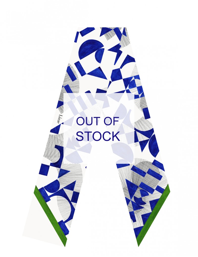 Santorini blue sash scarf - out of stock Santorini blue sash scarf - out of stock