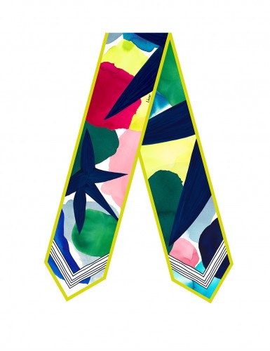 Barceloneta Winter sash scarf - front
