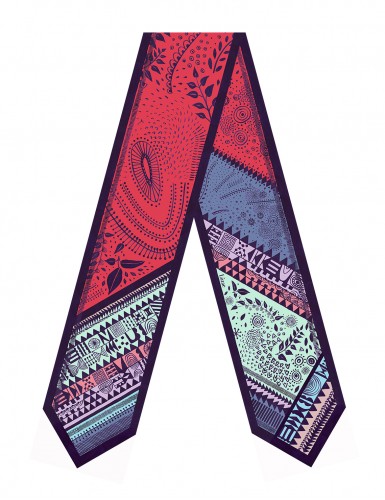 Dobrec Summer sash scarf - front