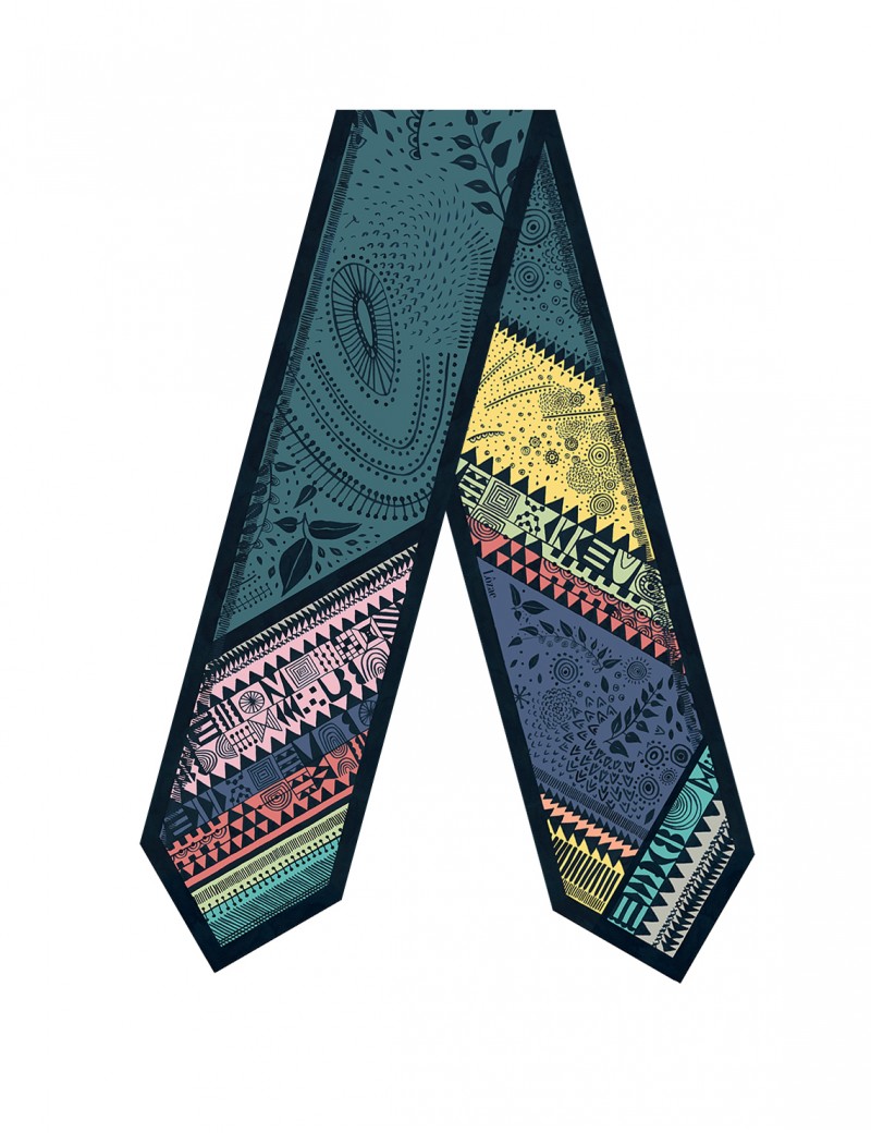 Dobrec Spring sash scarf - front Dobrec Spring sash scarf - front
