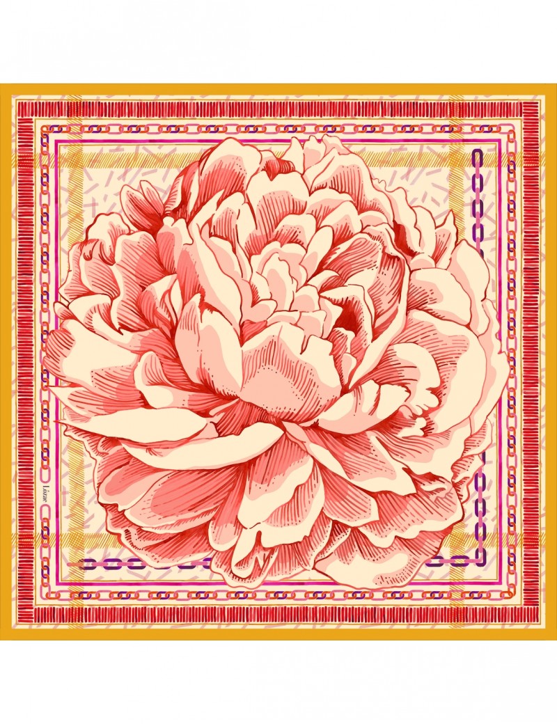 Varkala Spring scarf 90 - front Varkala Spring scarf 90 - front
