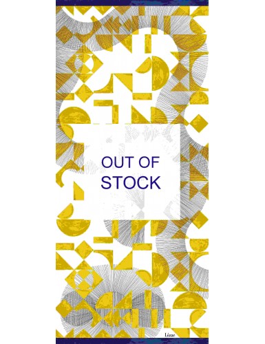 Foulard magique Santorin jaune - front