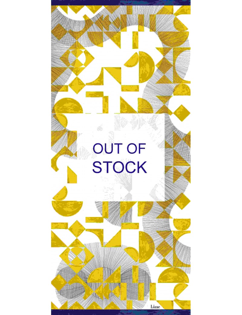 Foulard magique Santorin jaune - front Foulard magique Santorin jaune - front