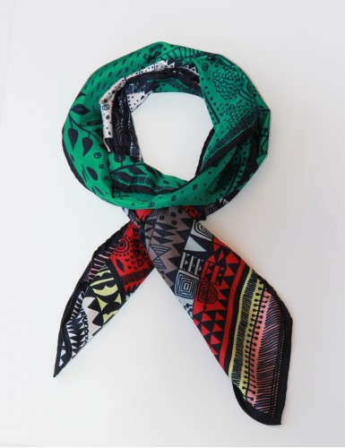 Dobrec Winter sash scarf - packshot tied