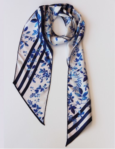 Bréhat blue sash scarf - packshot