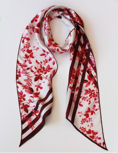 Bréhat garnet sash scarf - packshot