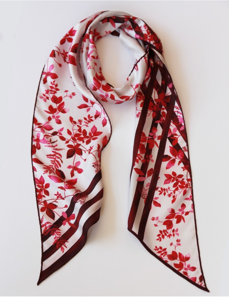 Bréhat garnet sash scarf - packshot Bréhat garnet sash scarf - packshot