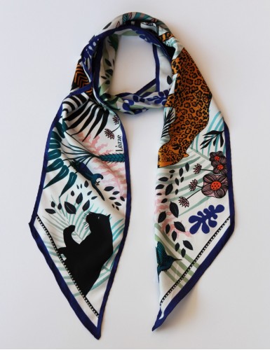 Tangalle bleu sash scarf - packshot