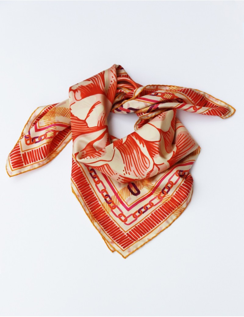 Varkala Spring scarf 90 - packshot Varkala Spring scarf 90 - packshot
