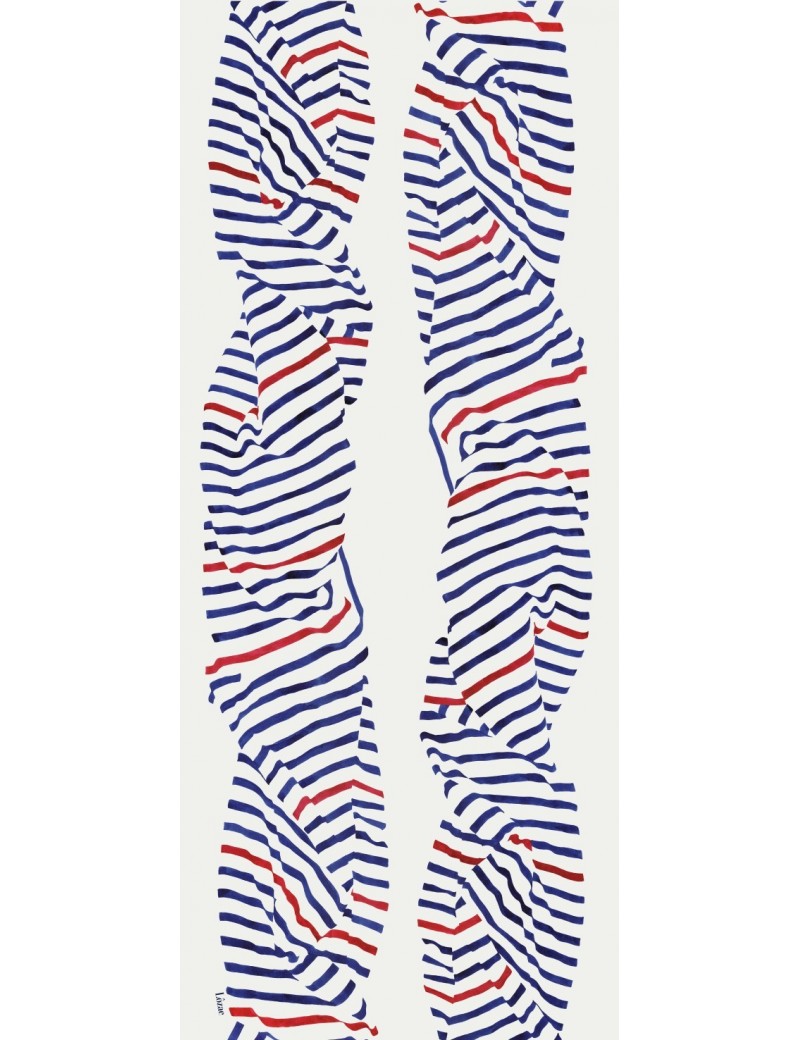 Foulard homme Carnac tricolore - flat Foulard homme Carnac tricolore - flat