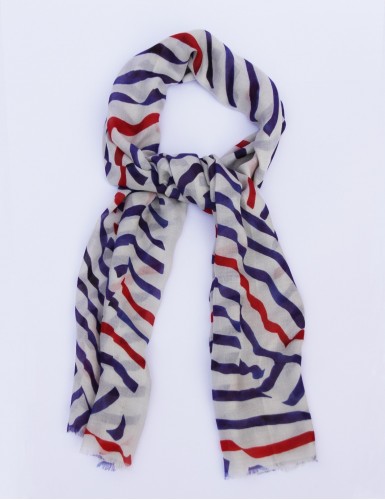 Foulard homme Carnac tricolore - pack