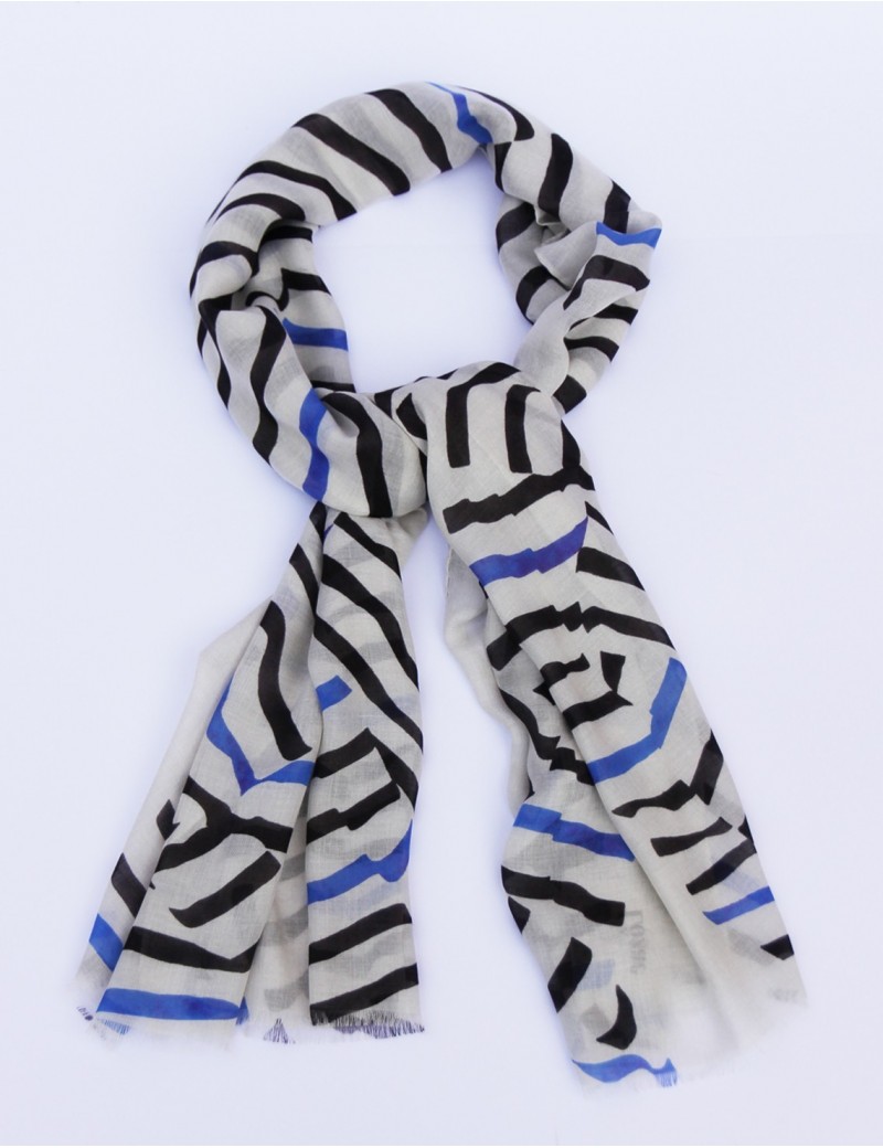 Foulard homme Carnac noir et bleu - pack Foulard homme Carnac noir et bleu - pack